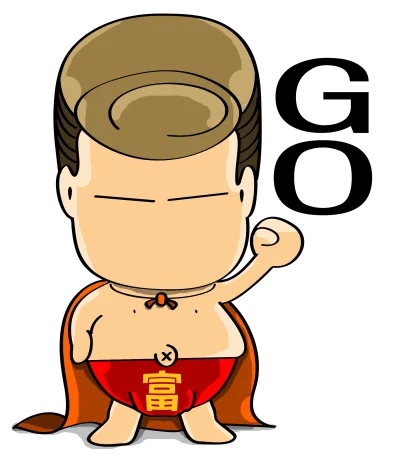 阿富微信表情包——GO超人 富易堂原创吉祥物表情