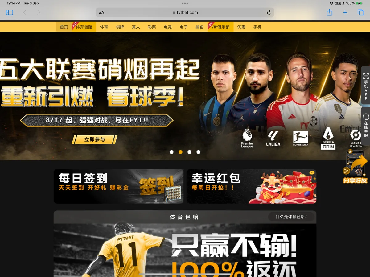 FYTBET 2025平板桌面端