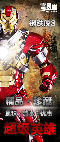 富易堂VIP礼遇 钢铁侠Dragon珍藏模型